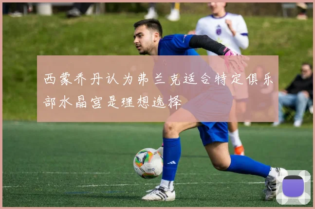 西蒙乔丹认为弗兰克适合特定俱乐部水晶宫是理想选择